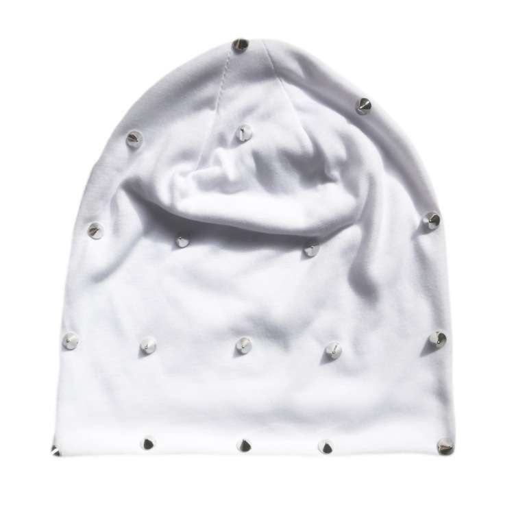 Warm Baggy Slouchy Beanie Hat - Free Size, White image