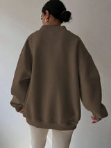 Crewneck Sweatshirt with Ribbed Details image 4