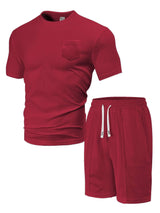 Textured Beach Set - XL, Wine Red image