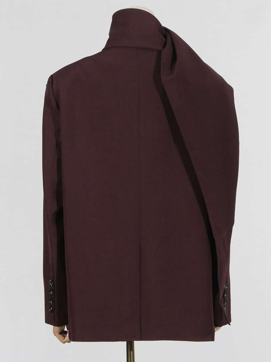 Asymmetric Cape Blazer image 4