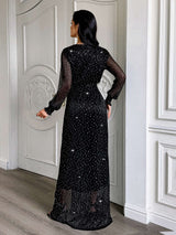 Elegant Glitter Evening Gown image 7