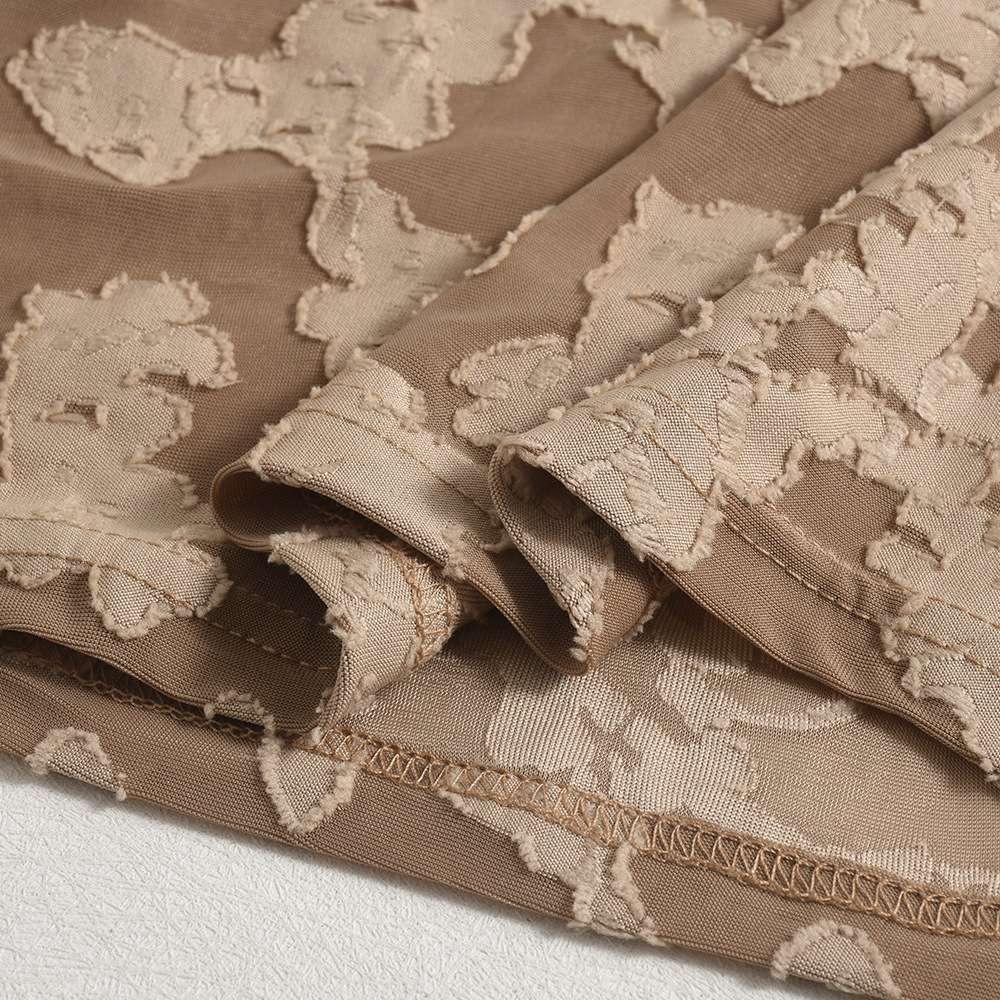 Floral Burnout Bodycon Dress image 6