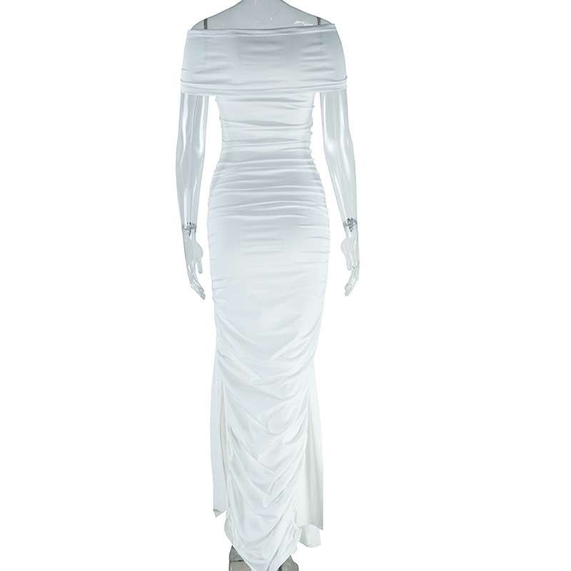 Luxe Draped Elegance Maxi Dress image 1