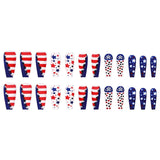 Patriotic Stars and Stripes Nail Art Set image 3