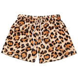 Summer Casual Print Shorts - L, Multi Brown image