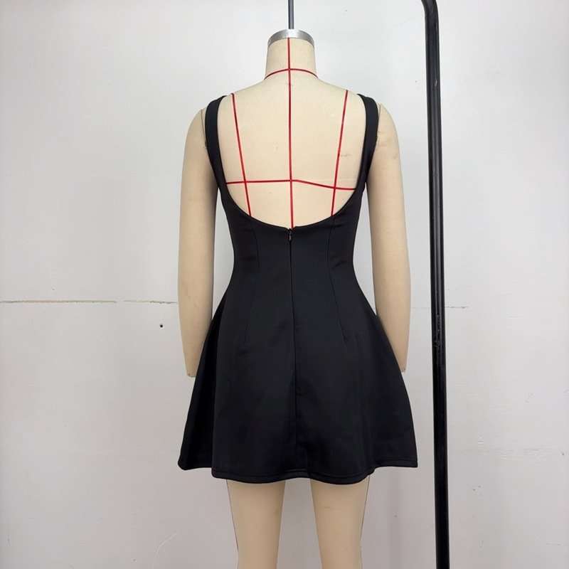 Classic Sleeveless A-Line Mini Dress image 5