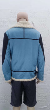 Distressed Faux Jacket Autumn Winter image 5