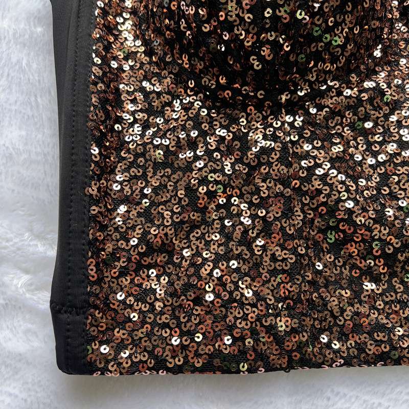Sparkling Sequin Bustier Top image 2