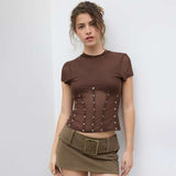 Sheer Mesh Top with Detailing image 4