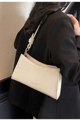 Croc Textured Shoulder Bag image 0