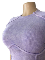 Ribbed shorts athletic suits image 8