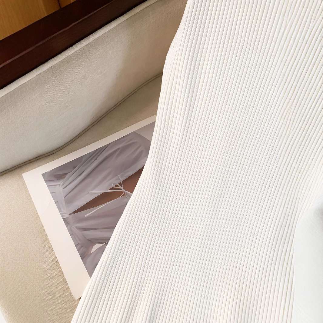 Ribbed Knit Polo Collar Mini Dress image 3