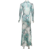 Elegant Animal Print Cover-Up with Matching Pants image 5