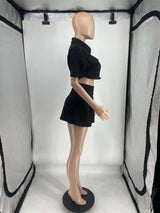 Utility Crop Top & Pleated Skirt Set image 6