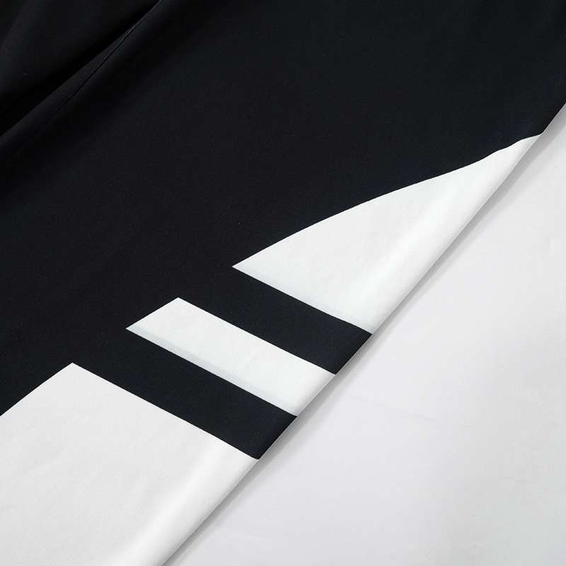 Colorblock Cropped Zipper Coats Pant Sets image 8