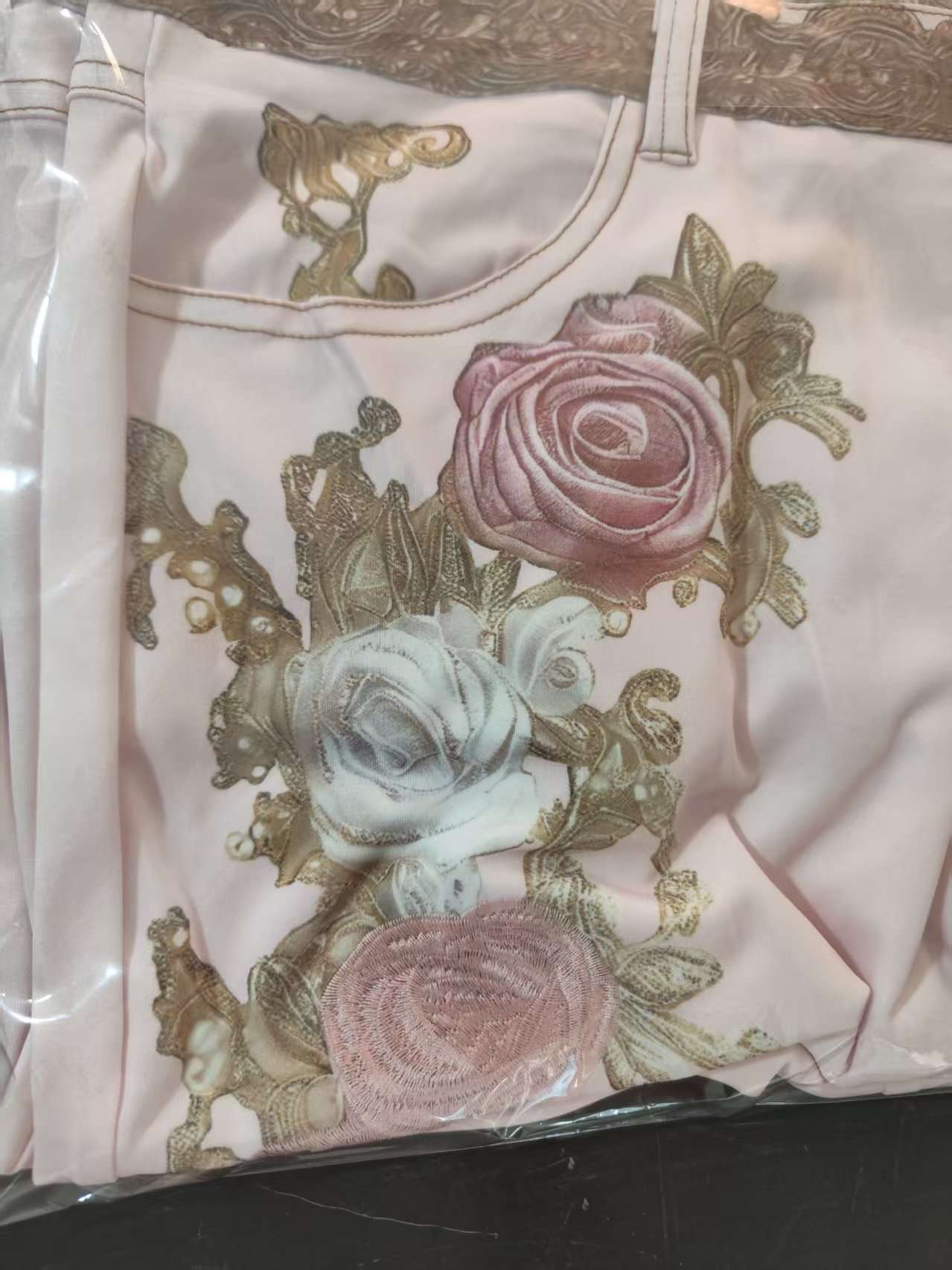 Floral Jeans with Detailing image 2