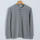 Henley Neck Cotton T-shirt image 5