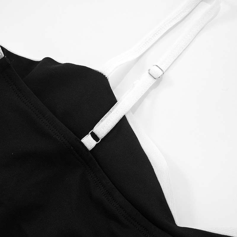 Color Block Spaghetti Strap Top image 5