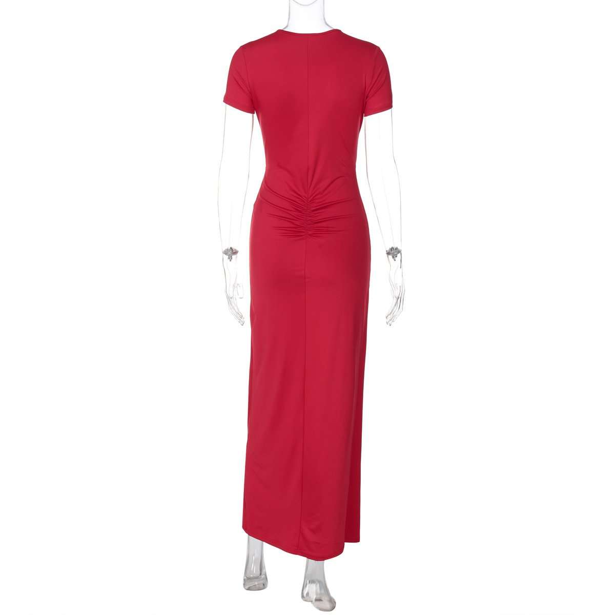 Elegant Maxi Dress with Ruched Waist image 3