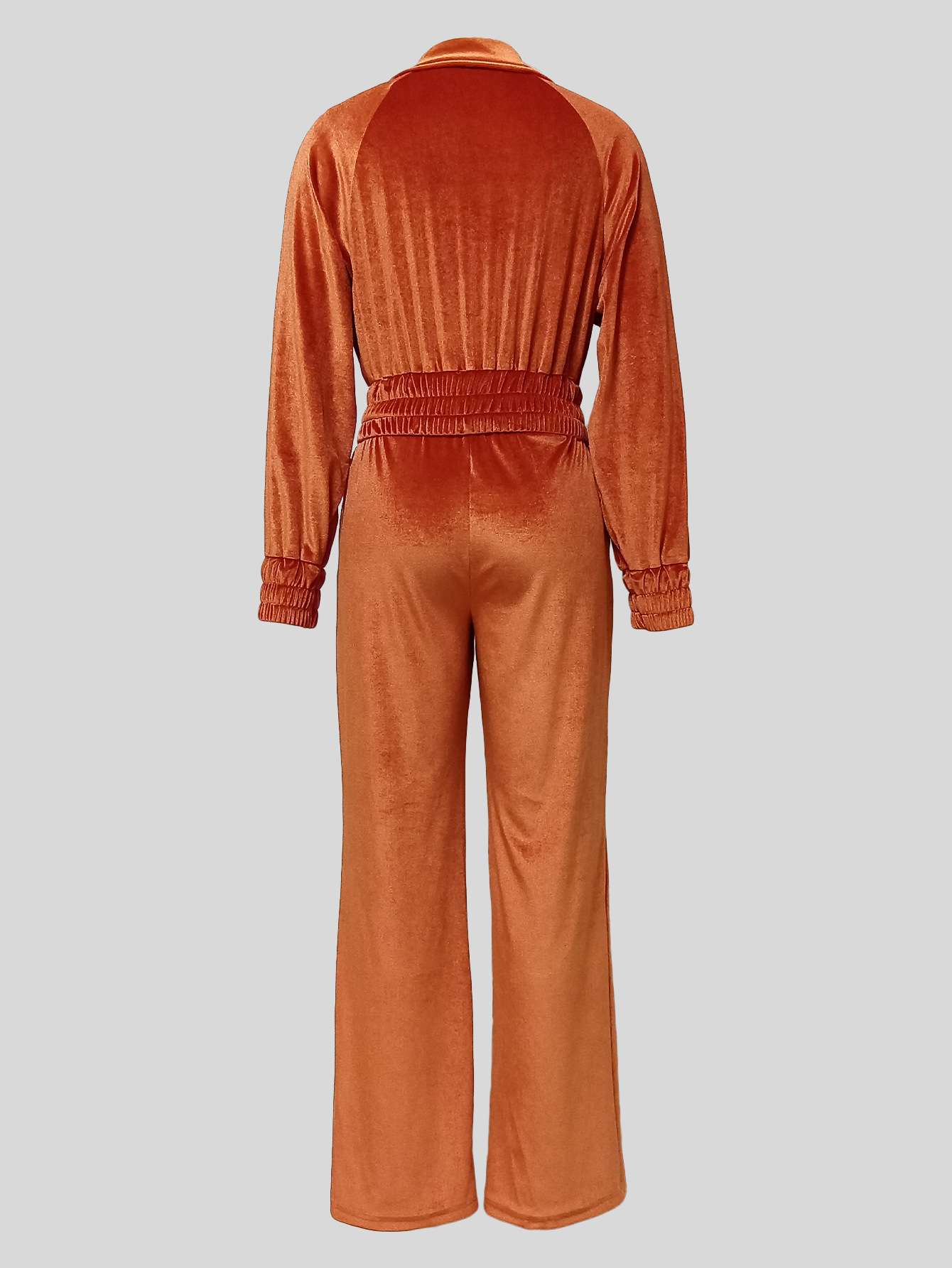 Cropped Zipper Long Sleeve Tracksuits image 4