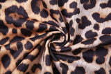 Leopard Print Lace-Trim Lounge Set image 5