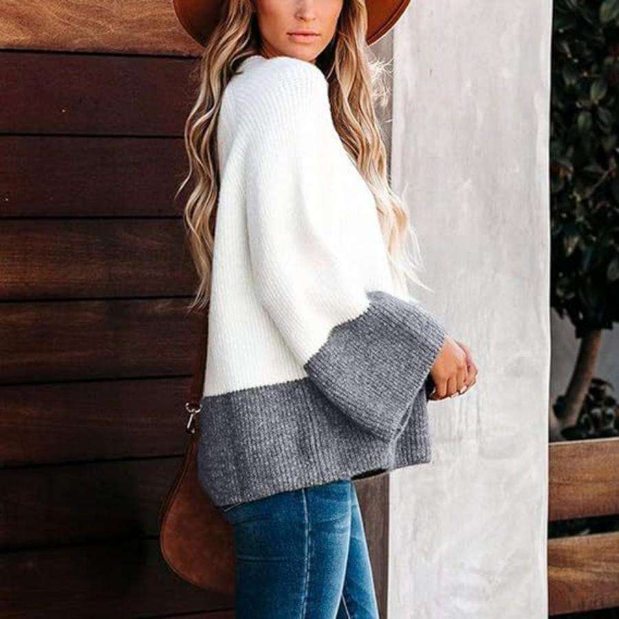 Autumn Winter Pullovers  Striped Sweaters image 2