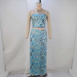 Strapless Animal Print Two-Piece Set image 1