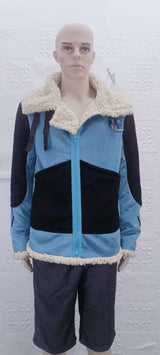 Distressed Faux Jacket Autumn Winter image 2