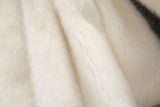 Patchwork Cardigan Furry Hooded Coats image 8