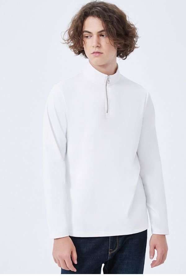 Oversized Fit Sweatshirt with Zip image 1