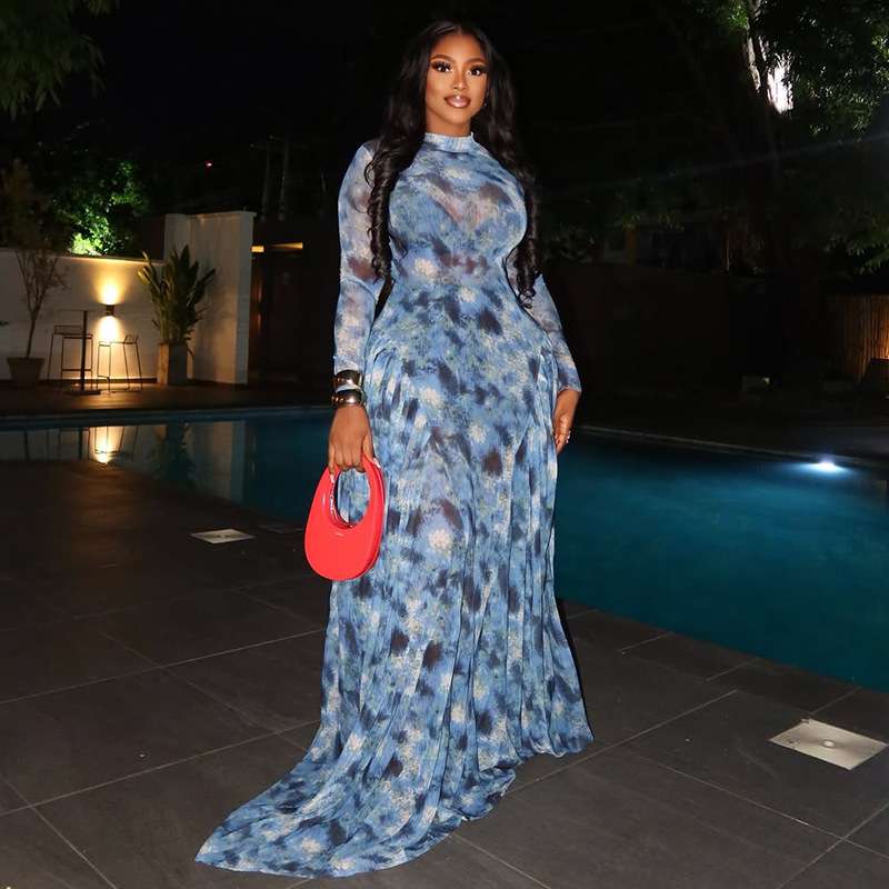 Tie-Dye Maxi Dress image 0