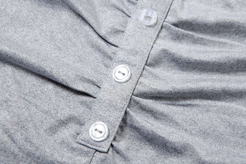 Ruched Sleeveless Crop Top and Shorts Set image 4