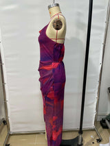Vibrant Tie-Dye Midi Dress image 3