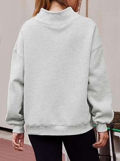 Long-sleeved High Neck Sweatshirt image 9