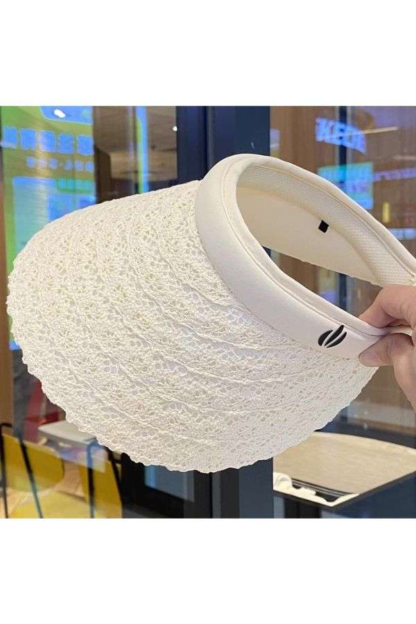 Crochet Sun Visor Hat image 0