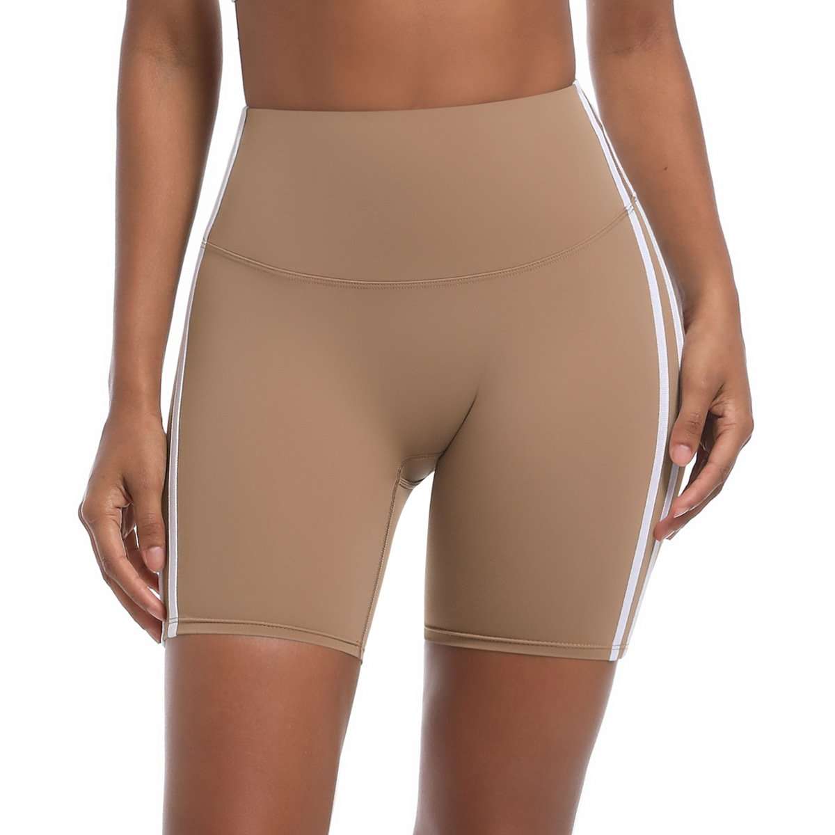 Seamless High-Waisted Biker Shorts image 3