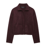 Cozy Knit Zip-Up Jacket image 5