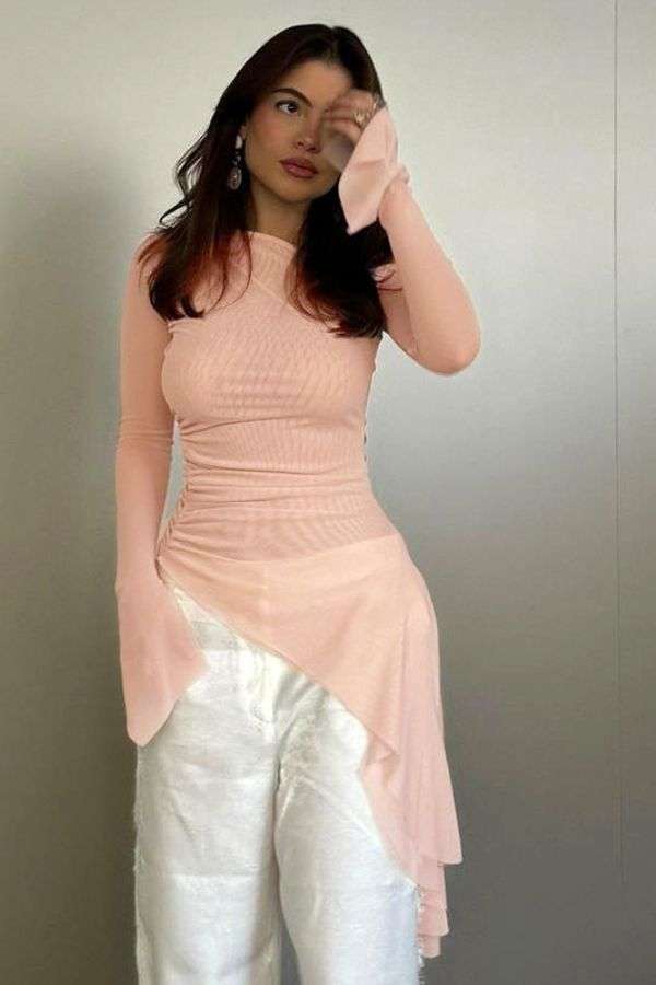 One-Shoulder Asymmetric Top image 0