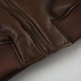 Fur Trim Collar Zipper Bomber Jacket image 8