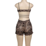 Leopard Print Cut-Out Mini Dress image 6