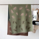 Print Shawl Wrap Poncho Warm Scarf image 8