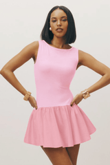 Noir Chic Flare Dress image 6