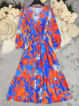 Vibrant Floral Maxi Dress image 6