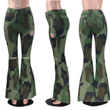 Camoflauge Print Flared Pantts image 6