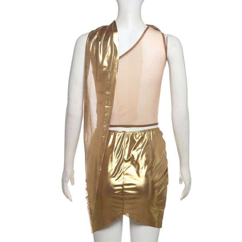 Gold Celestial Charm Corset Two Piece image 3