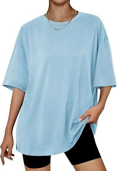 Oversized Light T-Shirt - S, Blue image