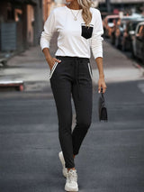 Casual Sporty Tracksuit - L, White image