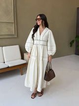 Boho Maxi Dress with Embroidery image 0