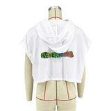 Graphic Crop Hoodie image 7