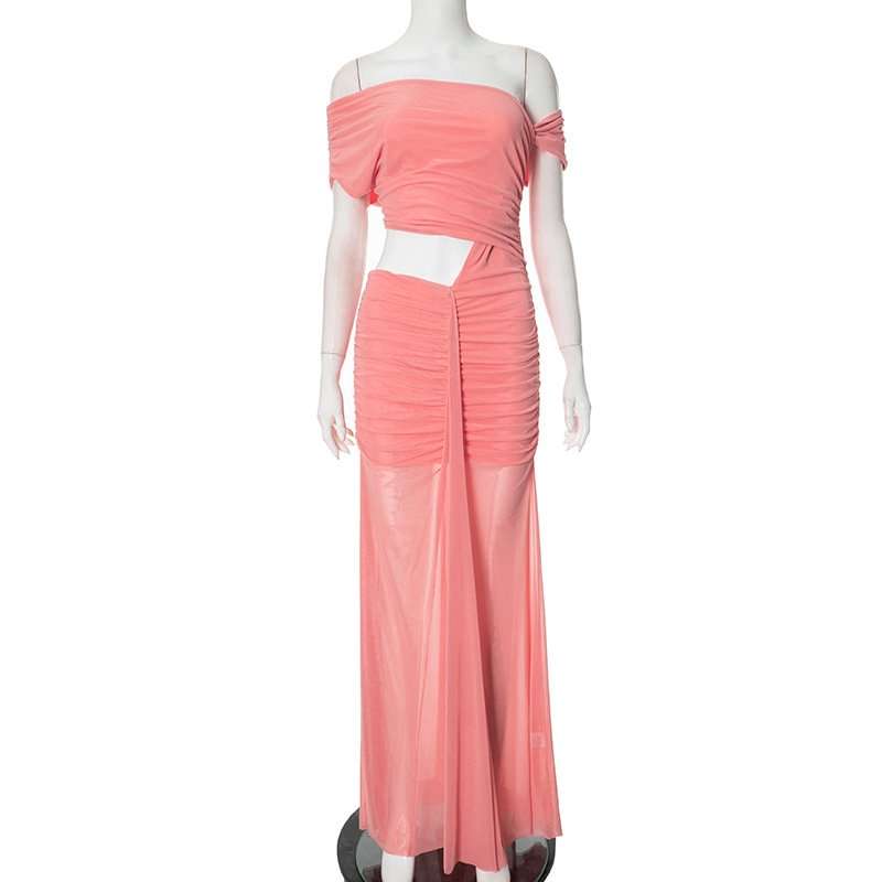 Cut-Out Ruched Maxi Dress image 6